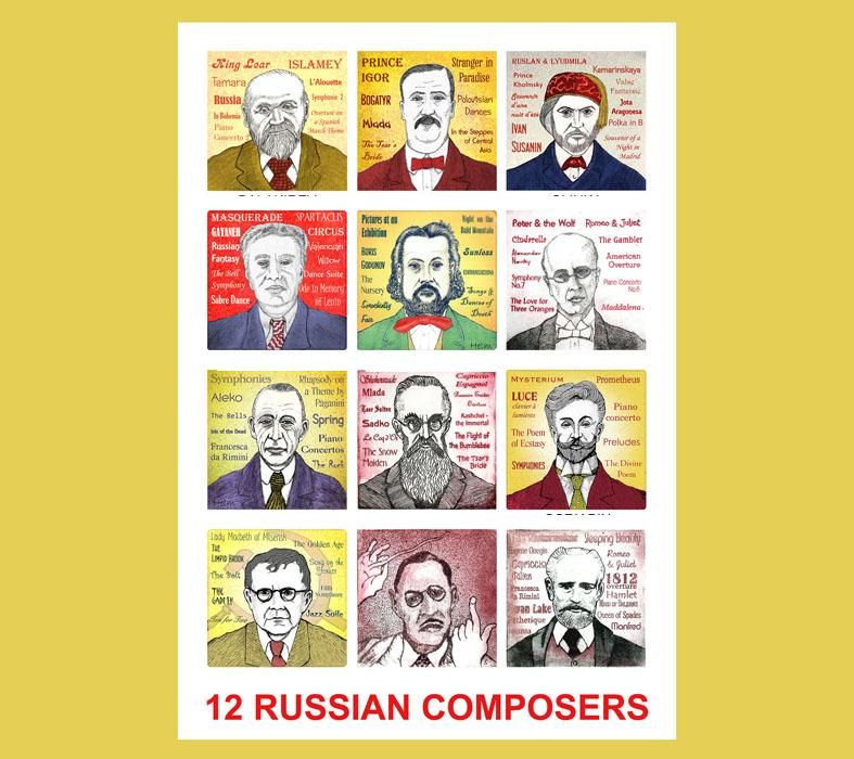 Russian Composers (picture Click) Quiz - By NJSB